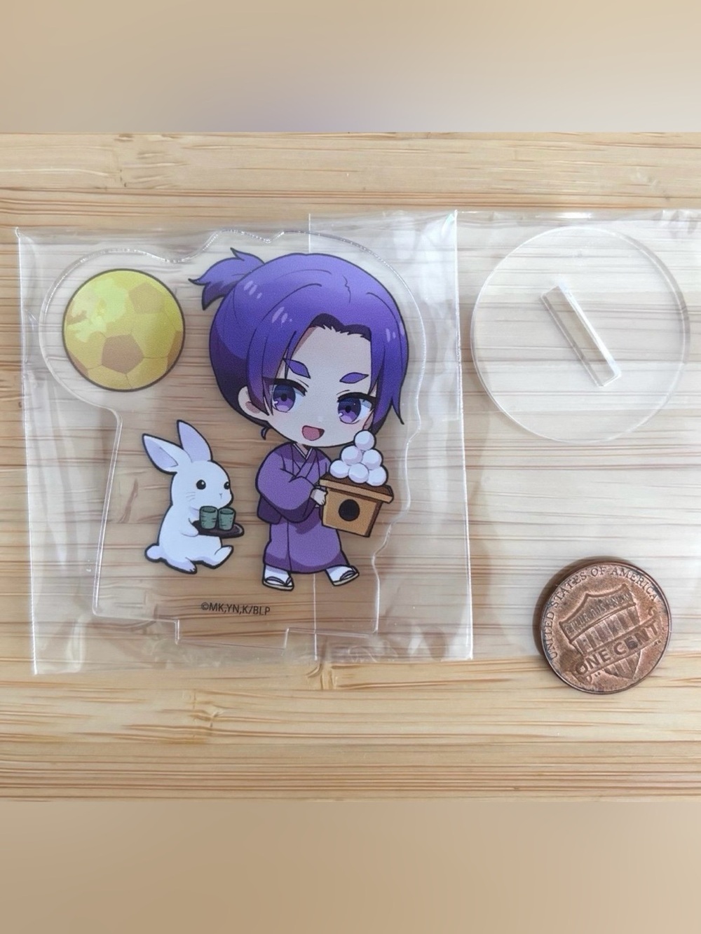 Rare Bluelock acrylic stand Mikage Reo with bunny